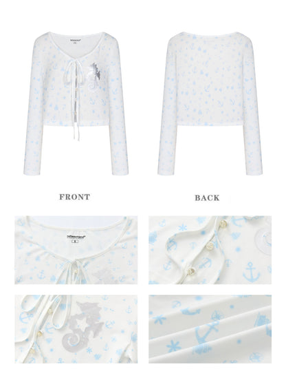 Nautical Strap Lightweight Sunscreen Cardigan【s0000016825】