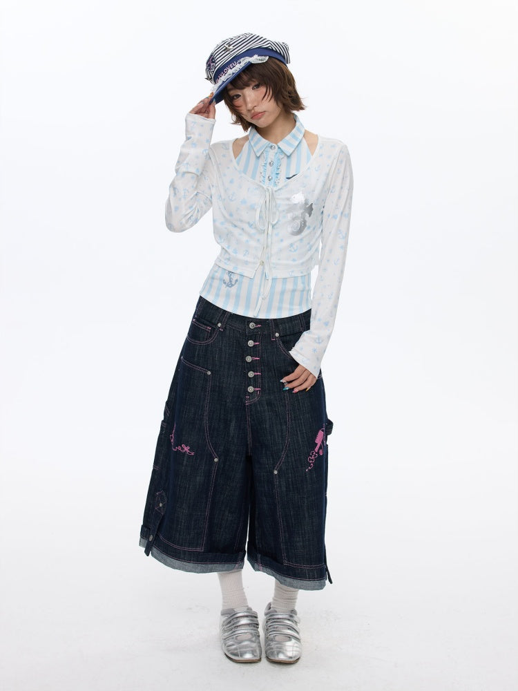 Nautical Strap Lightweight Sunscreen Cardigan【s0000016825】