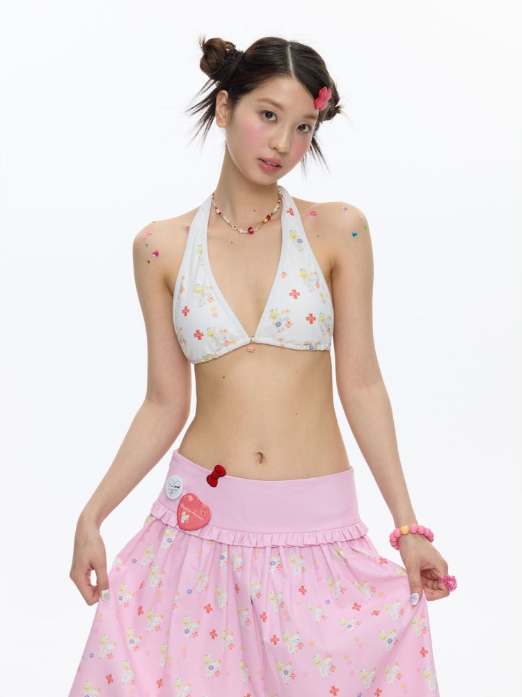 Multi-Colored Cute Pendants Bikini【s0000016828】