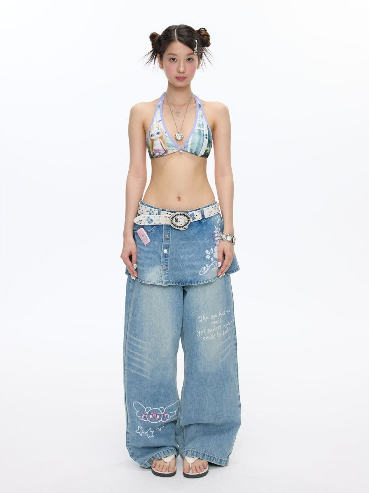 Multi-Colored Cute Pendants Bikini【s0000016828】