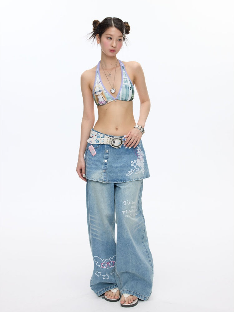 Multi-Colored Cute Pendants Bikini【s0000016828】