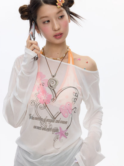 Pink Island Slouchy Sleeve Blouse【s0000016838】