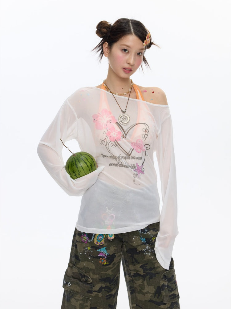 Pink Island Slouchy Sleeve Blouse【s0000016838】