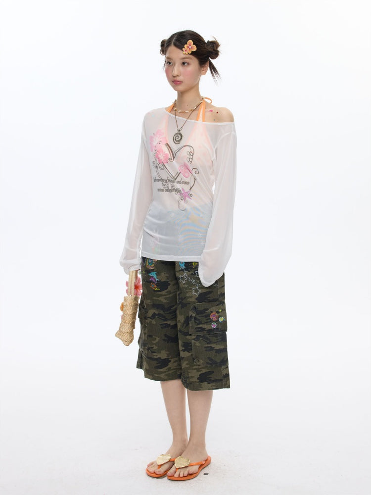 Dolphin Graffiti Short Sleeve T-Shirt【s0000016839】
