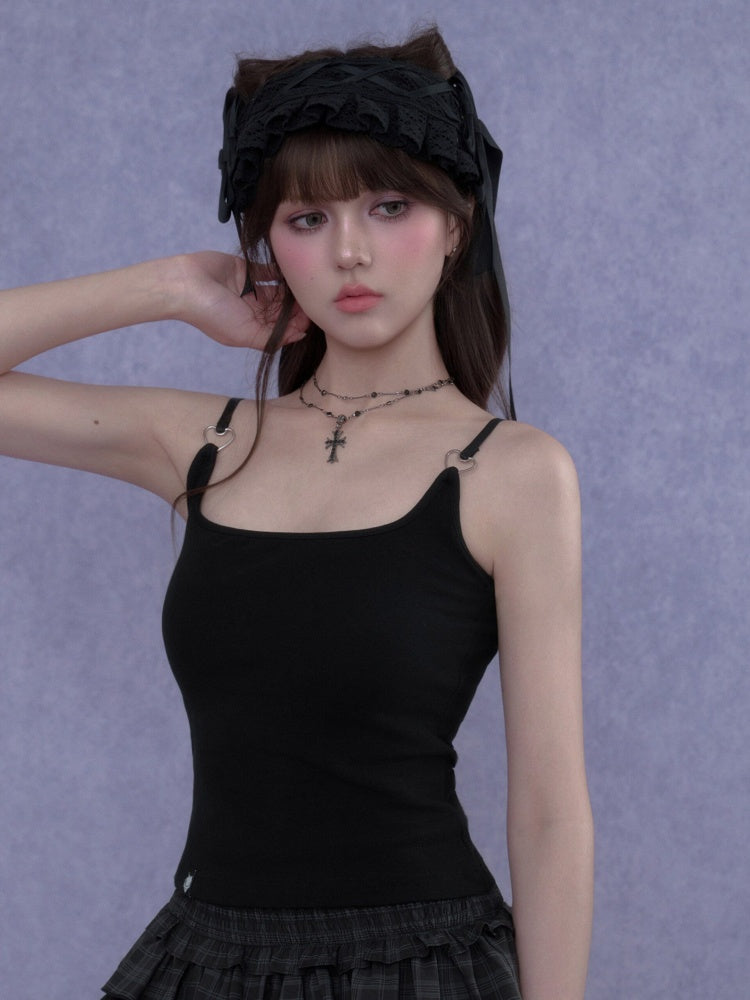 Heart Buckle With Chest Pad Camisole【s0000017104】