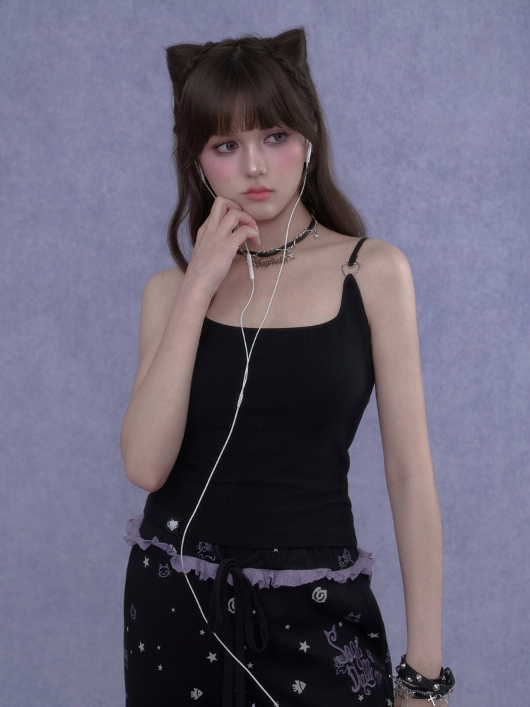 Heart Buckle With Chest Pad Camisole【s0000017104】