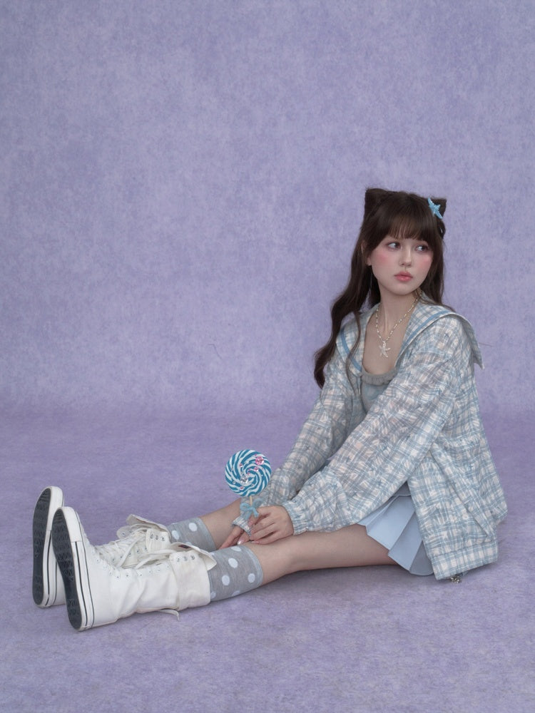 Sailor Collar Sunscreen Jacket【s0000017108】