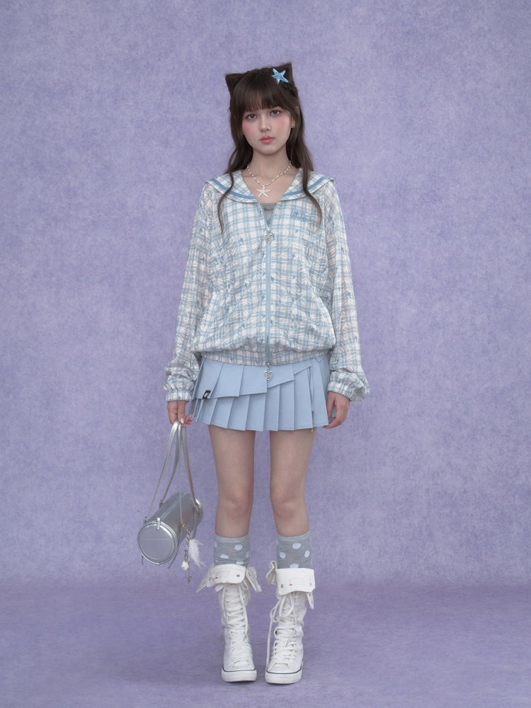 Sailor Collar Sunscreen Jacket【s0000017108】