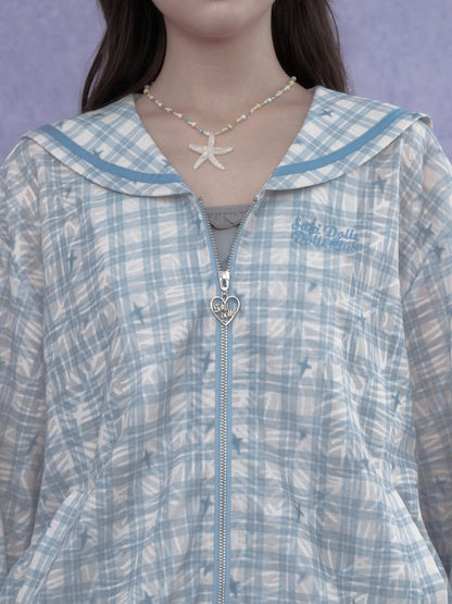 Sailor Collar Sunscreen Jacket【s0000017108】