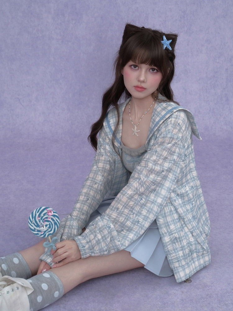 Sailor Collar Sunscreen Jacket【s0000017108】