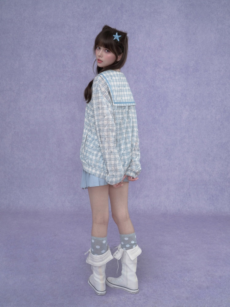 Sailor Collar Sunscreen Jacket【s0000017108】