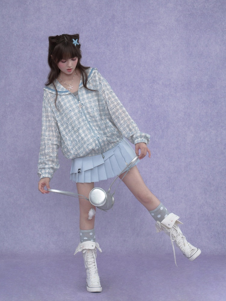 Sailor Collar Sunscreen Jacket【s0000017108】
