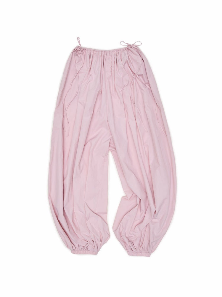 Thin Loose Leg-Shaping Balloon Pants【s0000017187】