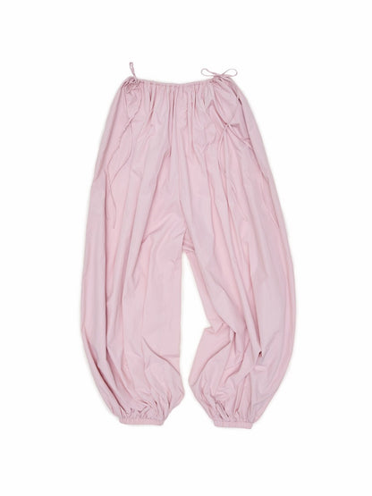 Thin Loose Leg-Shaping Balloon Pants【s0000017187】