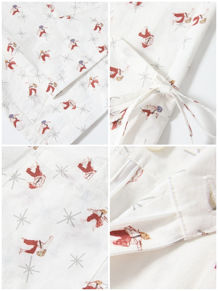 Relaxed Paratrooper Print Slightly Wide Leg Drawstring Pocket Pants【s0000017205】