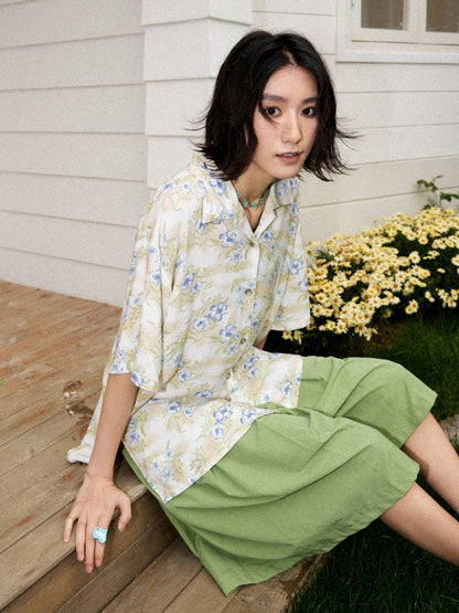 Hawaii Cuba Collar Printed Shirt【s0000017206】