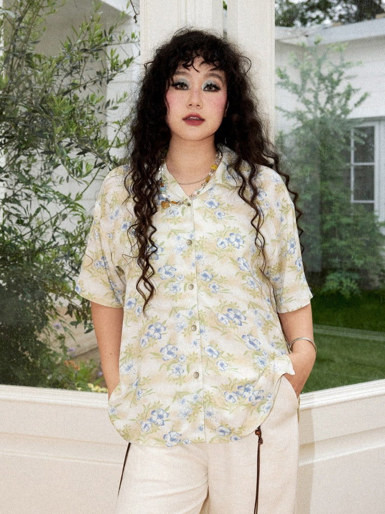 Hawaii Cuba Collar Printed Shirt【s0000017206】