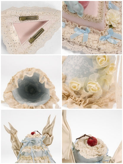 French Rococo Style Cake & Biscuit Hat Collection【s0000017218】