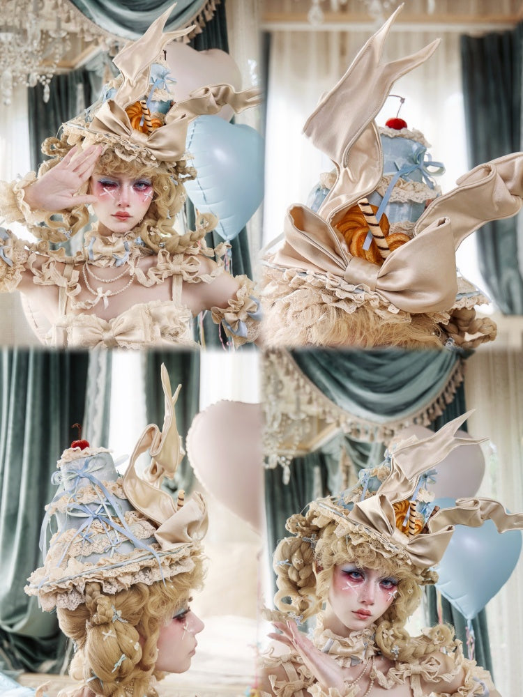 French Rococo Style Cake & Biscuit Hat Collection【s0000017218】