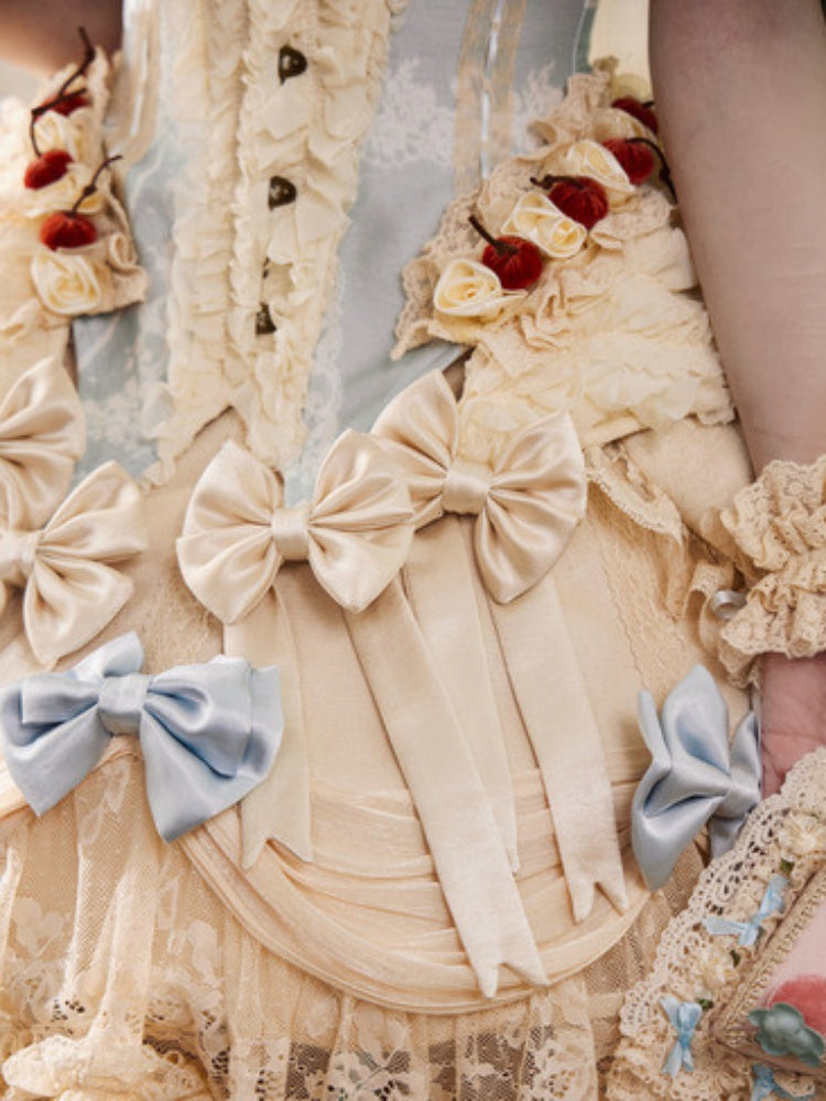 Cherry Mousse Fishbone Cake Corset【s0000017230】