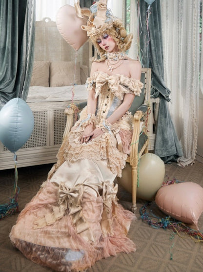 Cherry Mousse Fishbone Cake Corset【s0000017230】