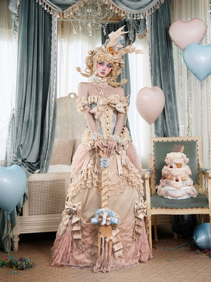 Cherry Mousse Fishbone Cake Corset【s0000017230】