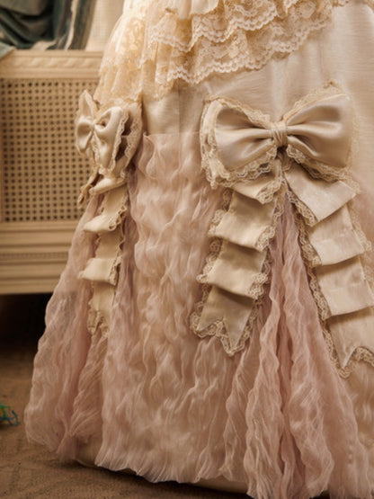Ultra-Heavy Trailing Long Dress【s0000017231】