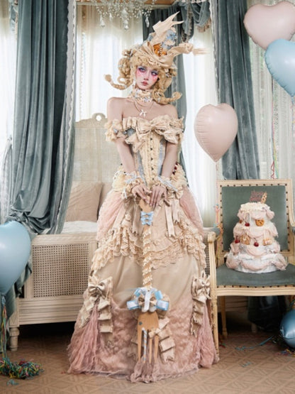 Ultra-Heavy Trailing Long Dress【s0000017231】