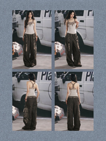 Vintage Waist-Cinching Faux Layered Camisole【s0000017317】