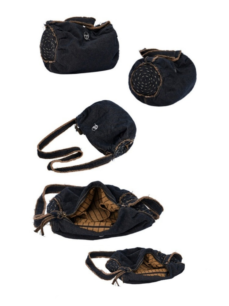 Denim One Shoulder Crossbody Premium Large-Capacity Bag【s0000017336】