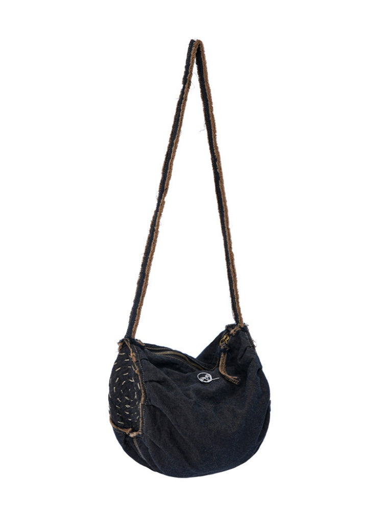 Denim One Shoulder Crossbody Premium Large-Capacity Bag【s0000017336】