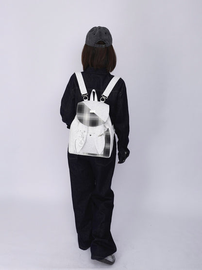 Rabbit Ear Flip Cute School Travel Backpack【s0000017337】