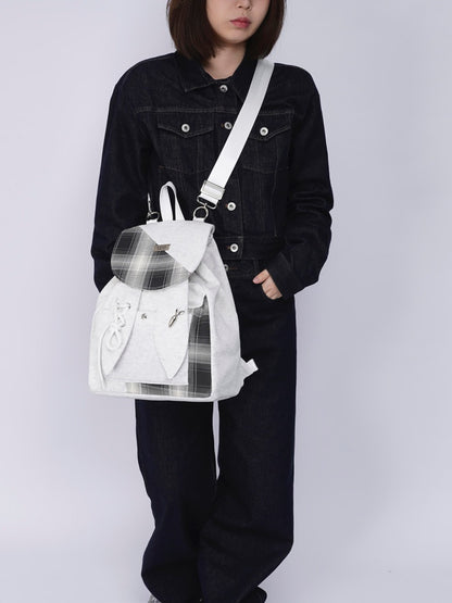 Rabbit Ear Flip Cute School Travel Backpack【s0000017337】
