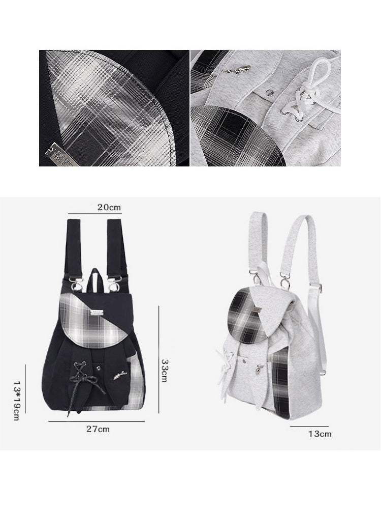 Rabbit Ear Flip Cute School Travel Backpack【s0000017337】