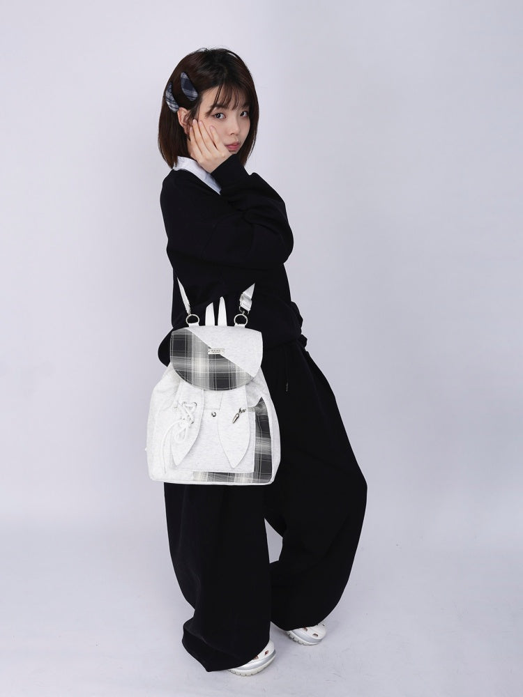 Rabbit Ear Flip Cute School Travel Backpack【s0000017337】
