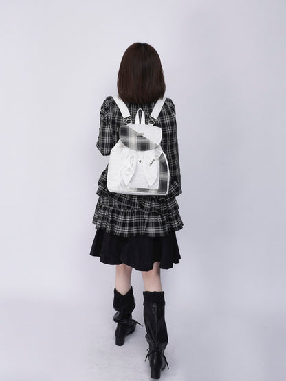Rabbit Ear Flip Cute School Travel Backpack【s0000017337】