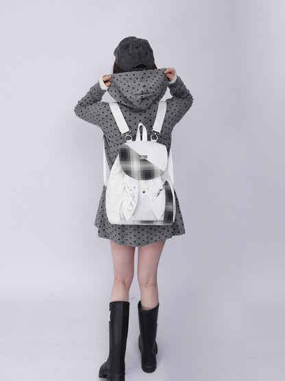 Rabbit Ear Flip Cute School Travel Backpack【s0000017337】