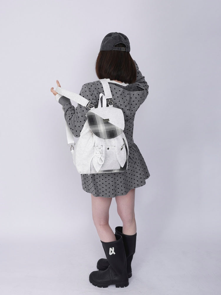 Rabbit Ear Flip Cute School Travel Backpack【s0000017337】