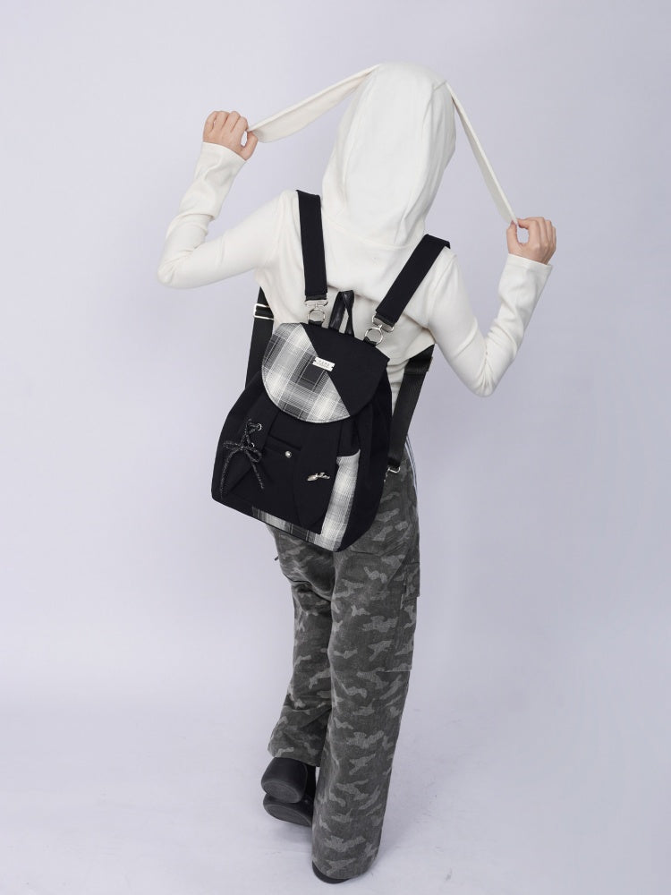 Rabbit Ear Flip Cute School Travel Backpack【s0000017337】