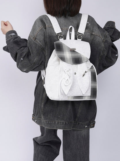 Rabbit Ear Flip Cute School Travel Backpack【s0000017337】