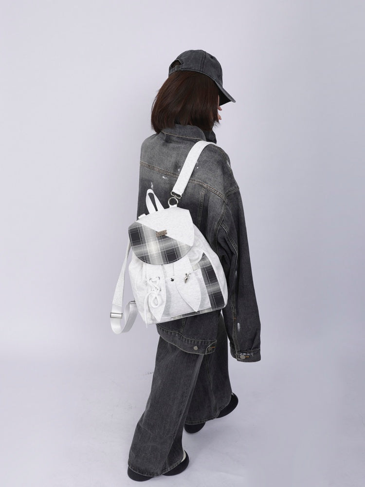 Rabbit Ear Flip Cute School Travel Backpack【s0000017337】