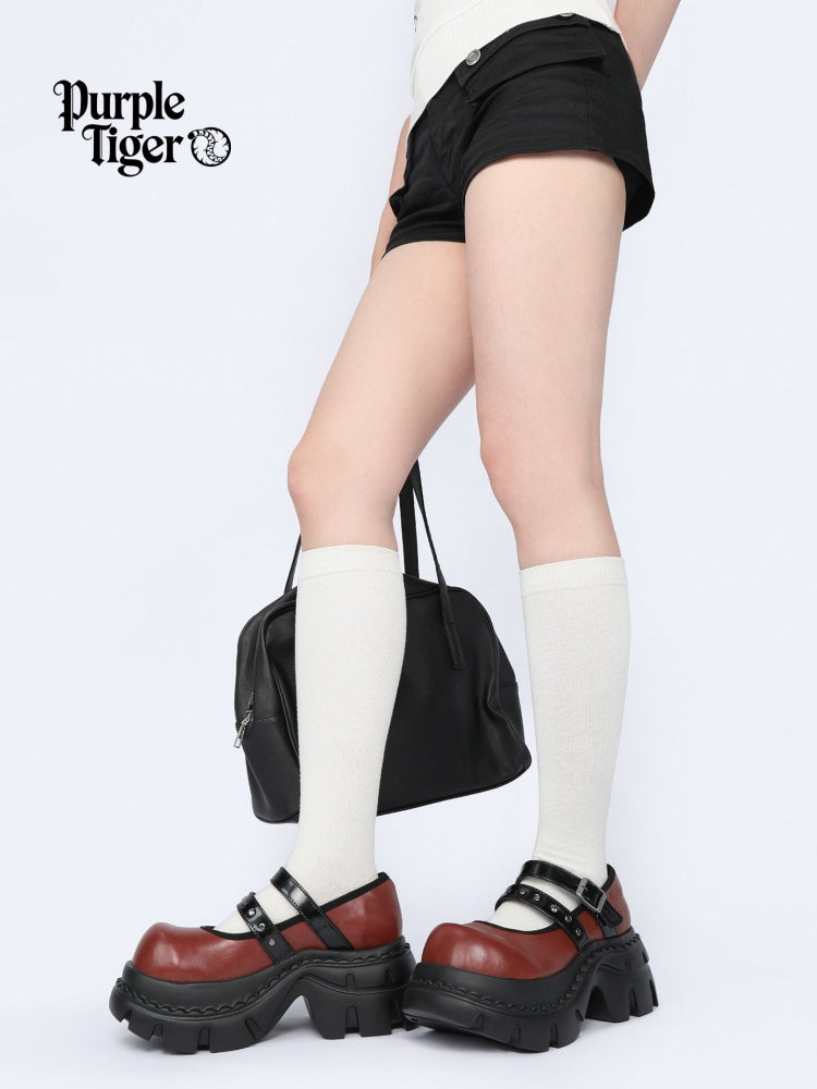 Unique Niche Goth Subculture Mary Jane Platform Shoes【s0000017339】