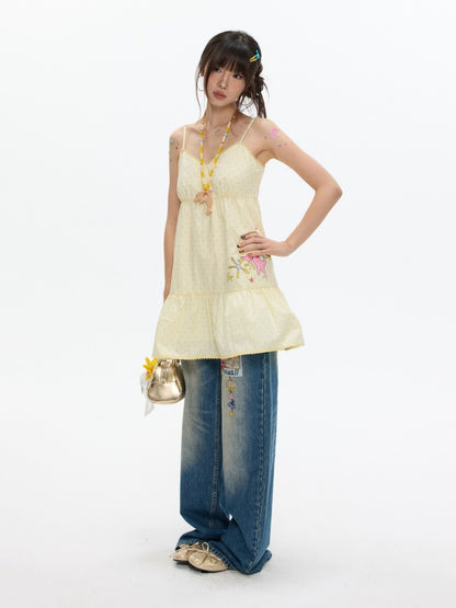 Pop Sunshine Halter Dress【s0000017342】