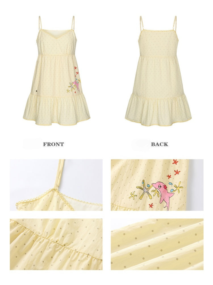 Pop Sunshine Halter Dress【s0000017342】