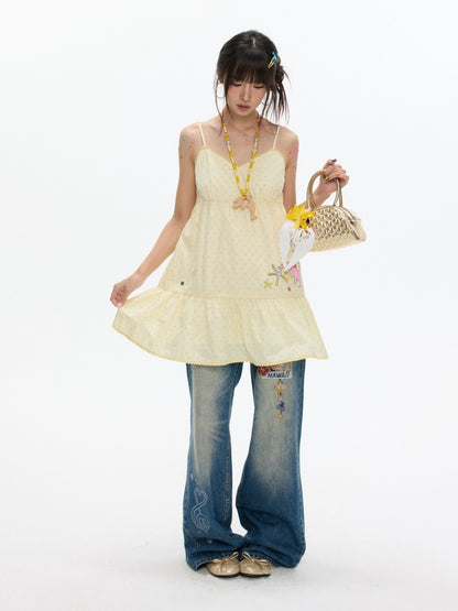 Pop Sunshine Halter Dress【s0000017342】