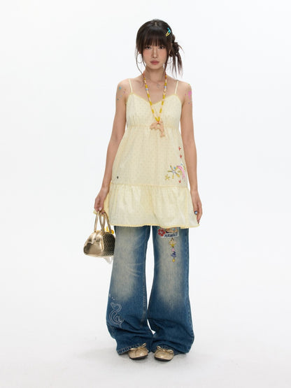 Pop Sunshine Halter Dress【s0000017342】