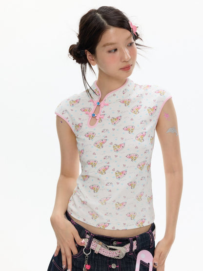Chinese Full Print Cheongsam Set【s0000017354】