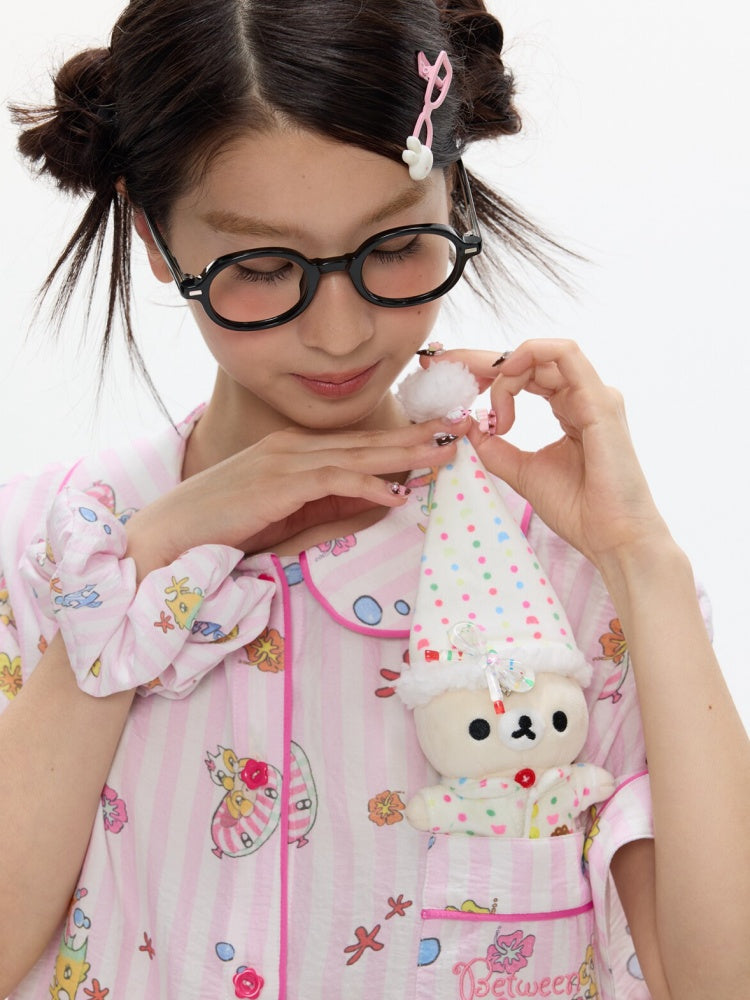 Full Printed Pajama Two-Piece Set【s0000017357】