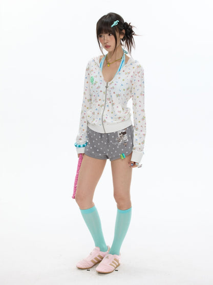 Summer Multicolor Beach Tight Shorts【s0000017366】