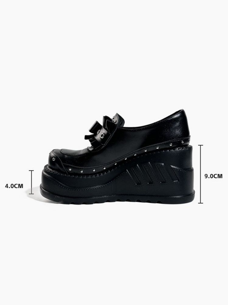 Harajuku Fashion American Punk Style Platform Loafers【s0000017372】